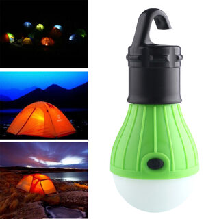 Portable Hanging Hook 3LED Camping Tent Light Outdoor