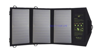 Solar Panels Portable Foldable Waterproof Dual 5V/2.1A USB