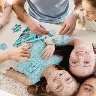 Wooden Photo Jigsaw Puzzle DIY Personalized Gifts Puzzle