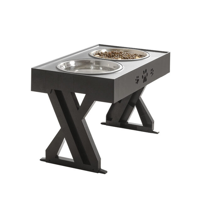 Stainless Steel Abs Adjustable Dog Bowl Pet Food