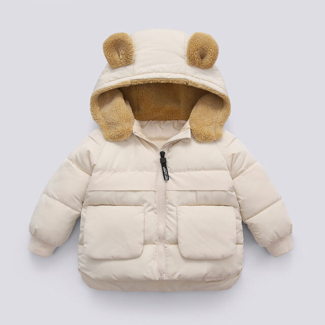 Children S Autumn And Winter Short Thick Hooded