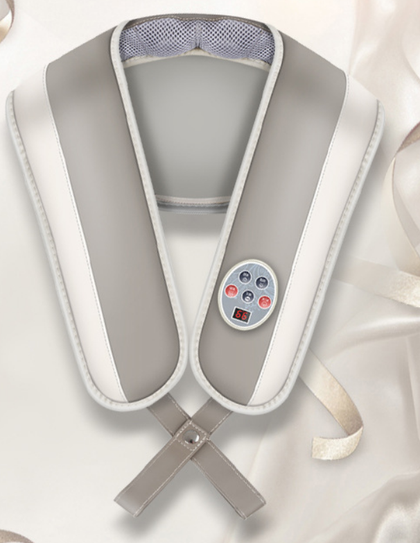 Office neck pain hitting shoulder massager