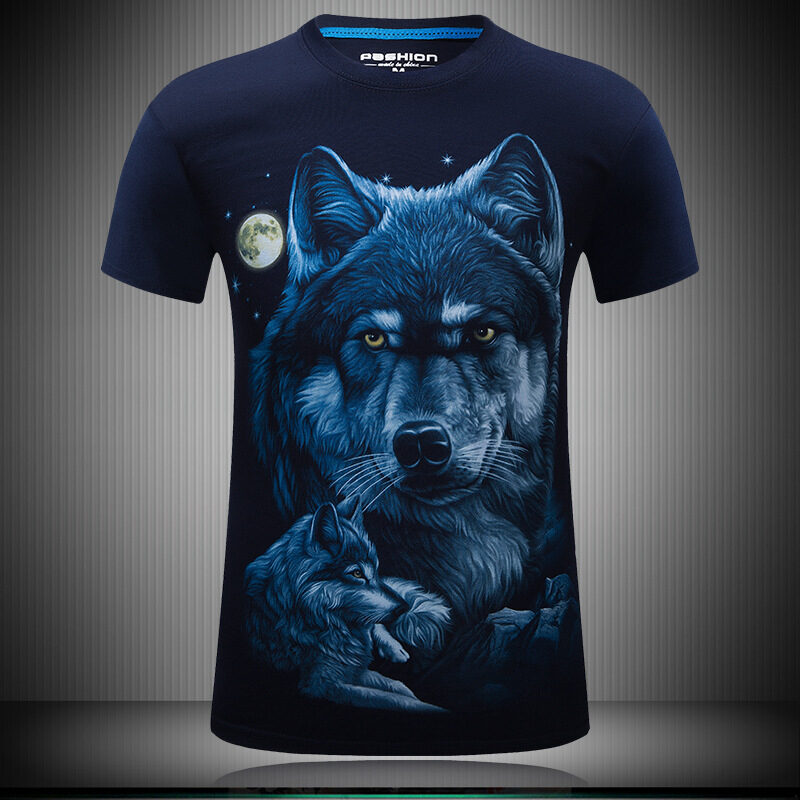 Wolf Design Tshirt 3D