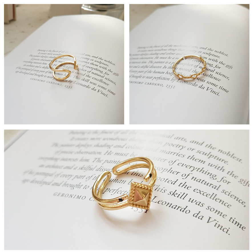 3 Styles 925 Sterling Silver Rings For Women