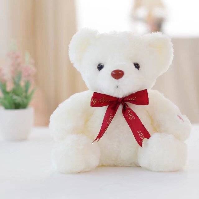 Plush toy teddy bear glowing doll creative gift