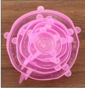 Silicone Fresh-keeping Cover Universal Bowl Sealed Transparent Household