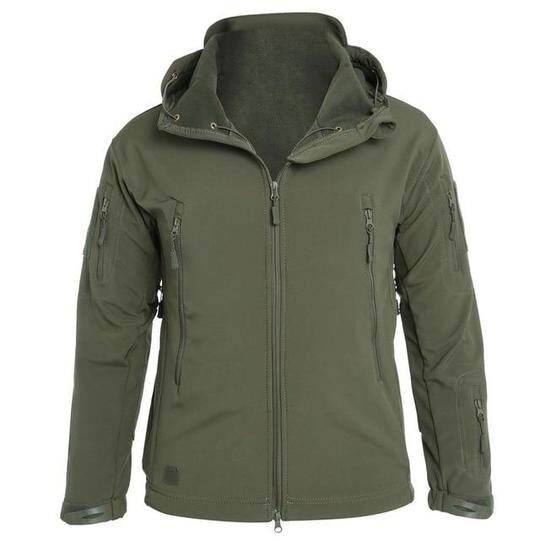 Soft Shell Jacket Men Windproof Hooded