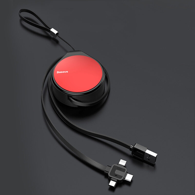 Telescopic data line three-in-one fast charging