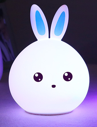 Cute Night Light Animal Rabbit lamps Touch Sensor
