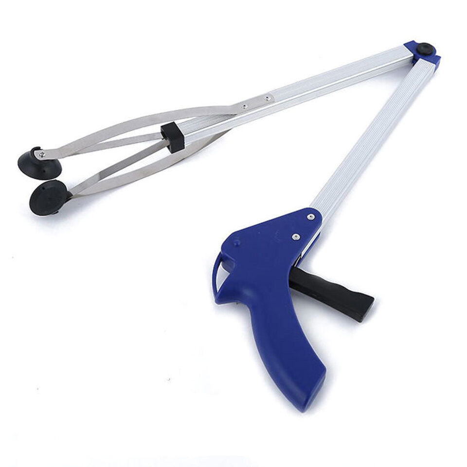 Aluminum alloy folding garbage clip picking device Household