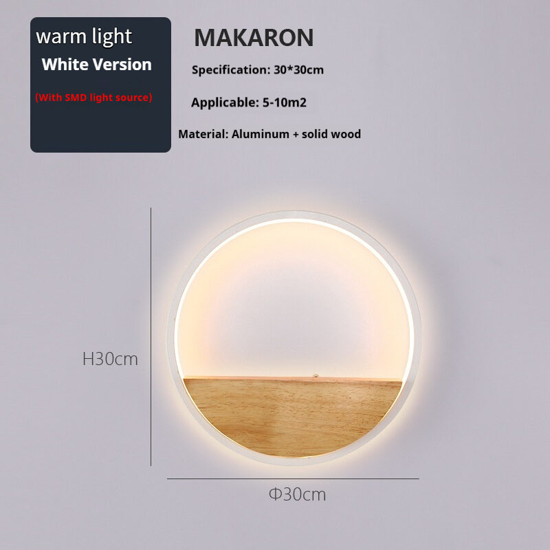 Personality creative LED wall lamp bedside