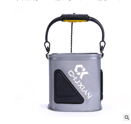 Fishing bucket with rope eva thickened fish folding