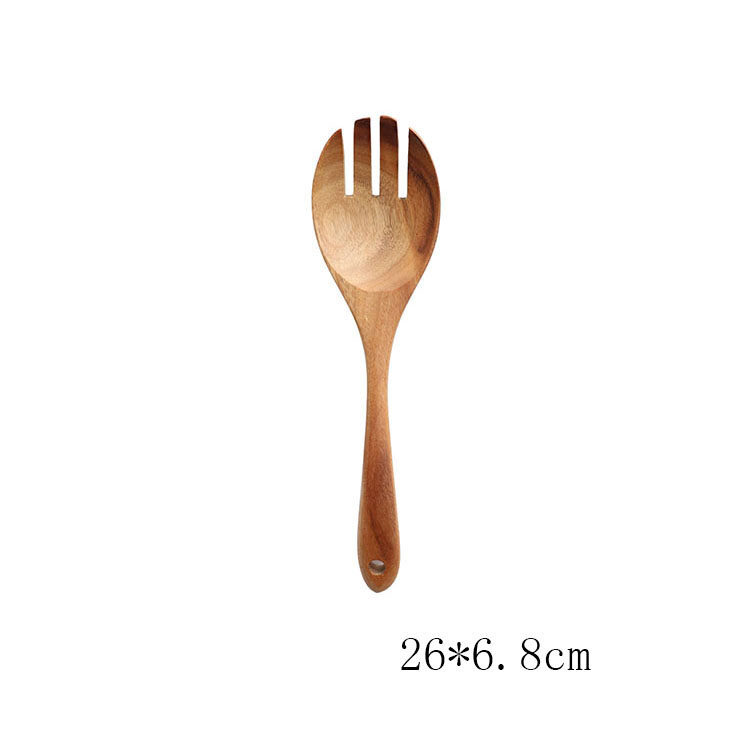 Teak Natural Wood Tableware Spoon Ladle Turner Rice
