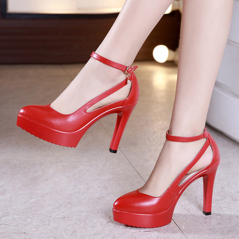 Pointed Toe Shoes Wedding Stiletto High Heels Pumps