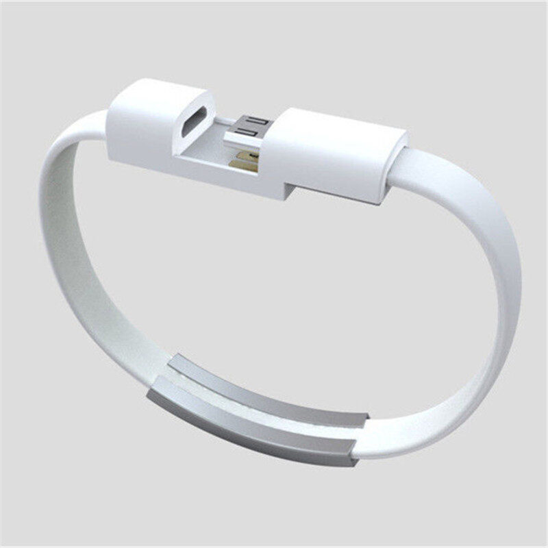Bracelet data cable USB silicone charging short