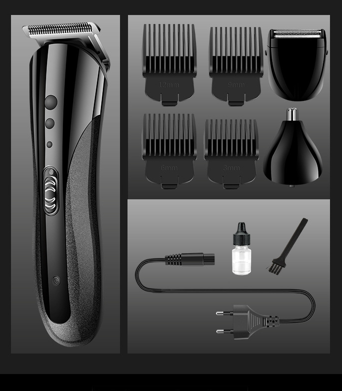 Kemei All In1 Rechargeable Hair Clipper For Men