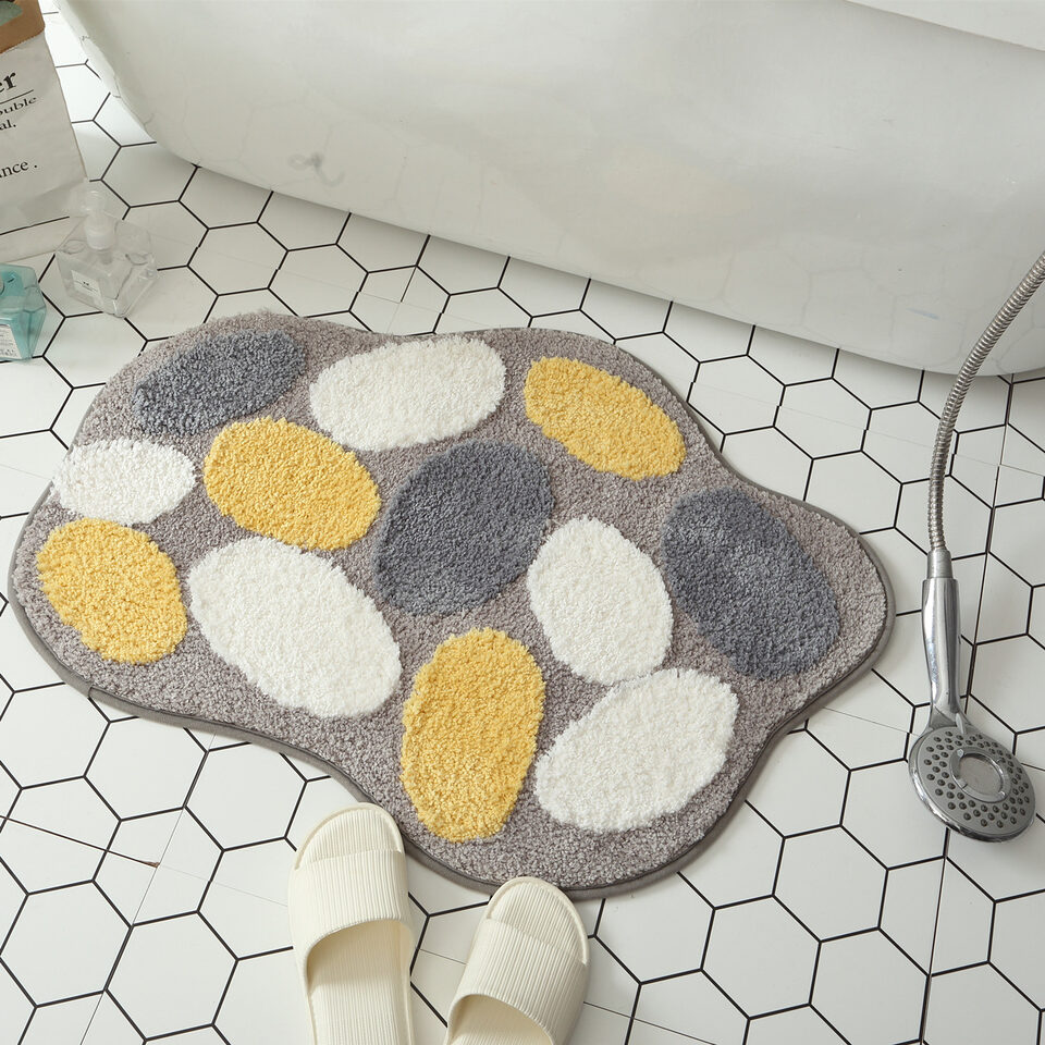 Funny Egg Entrance Carpet Hallway Bathroom Rug Area