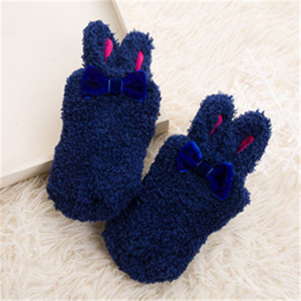 Winter Coral Fleece Baby Girls Socks Newborn Soft