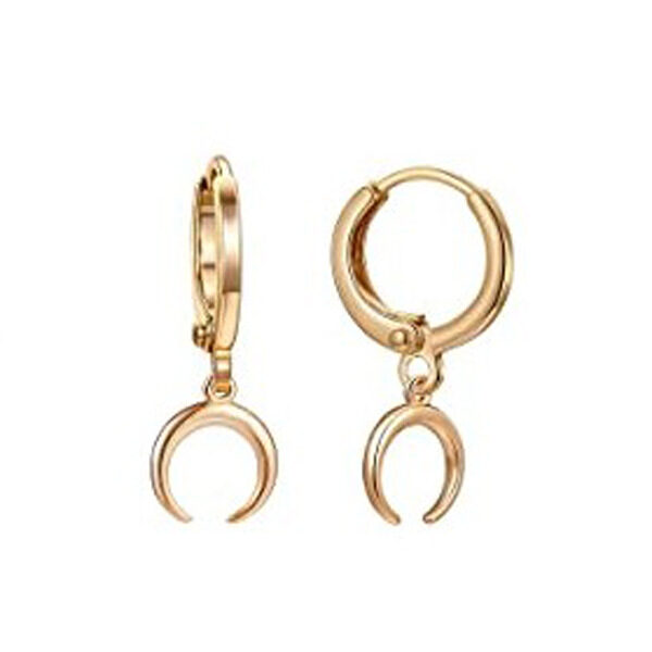 Crescent earrings moon