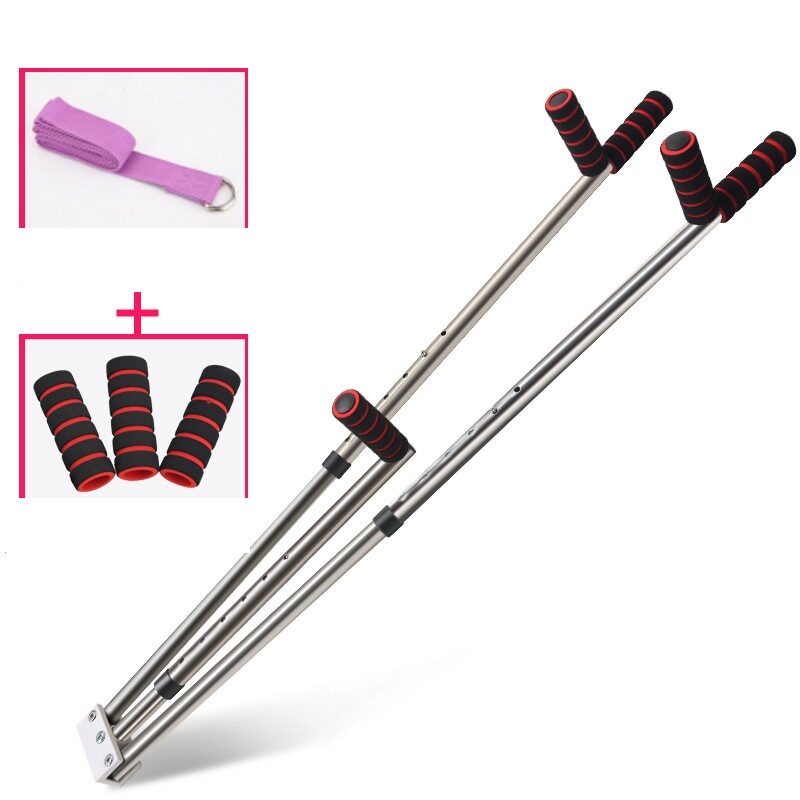 Cross fork lacing artifact ligament stretching yoga aids