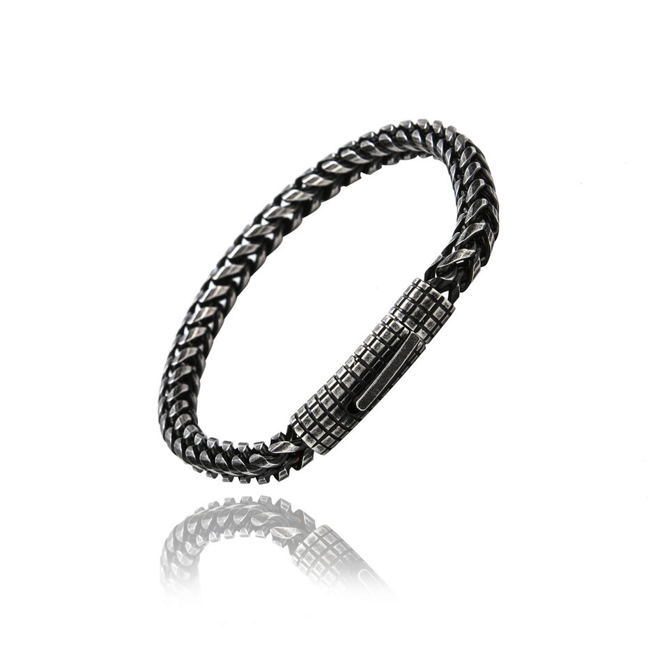 Stainless Steel Vintage Mens Bracelet