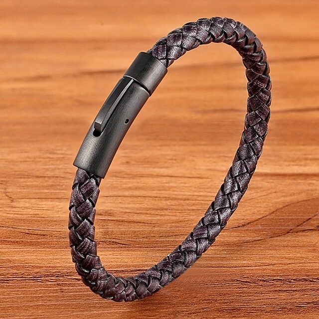 Men for women Bracelets Black Stainless Steel Jewelry
