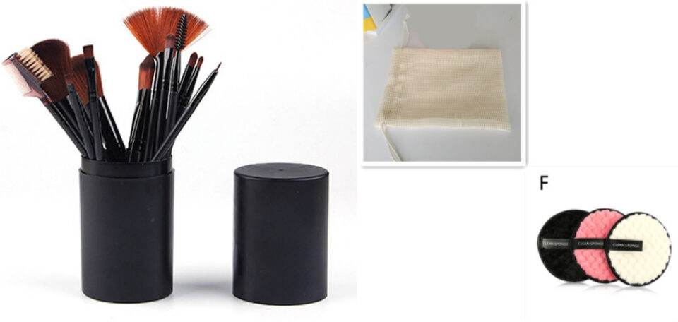12pcs Makeup Brush Set Blush Eyeshadow Eyelash Highlighter