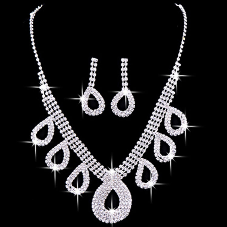 Korean Wedding Dress Accessories Two Piece Bride Jewelry