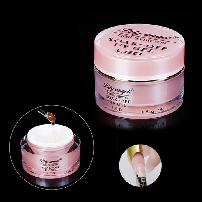 Transparent color extension gel quick and long lasting