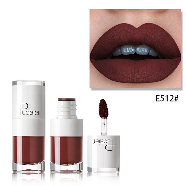 Lipstick 16 color white bottle matte lip gloss