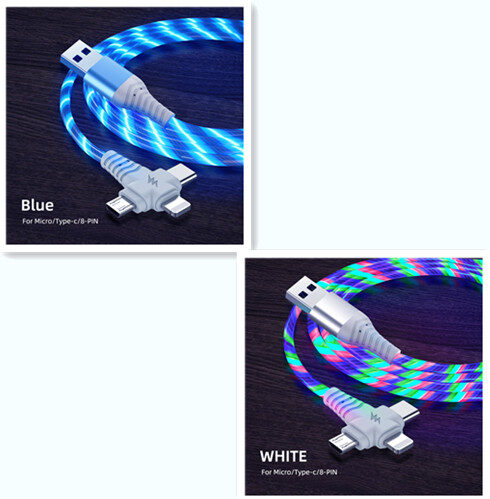 Fast charging cable aluminum alloy streamer data