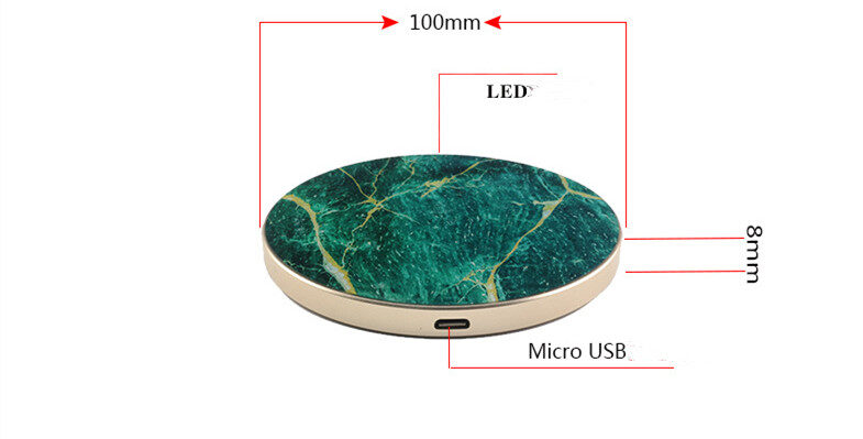 Aluminum wireless charger