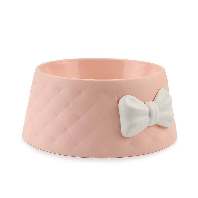 Bow cat bowl dog