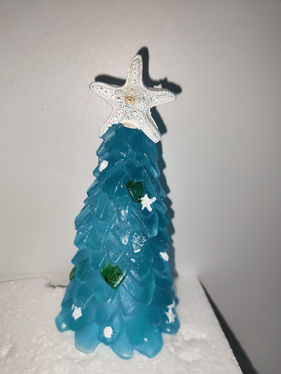 DIY Christmas Decoration Blue Tree Glass Creative Unique