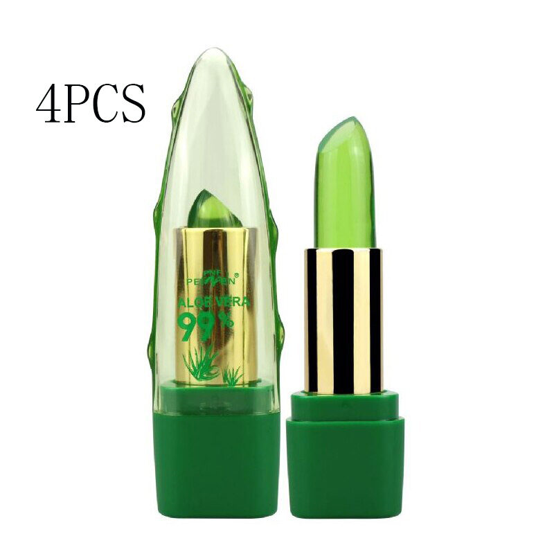 Aloe Vera Gel Color Changing Lipstick Gloss Moisturizer