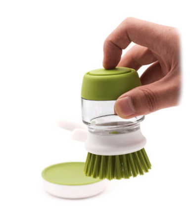 Dishwashing And Pot Washing Brush With Liquid Soap