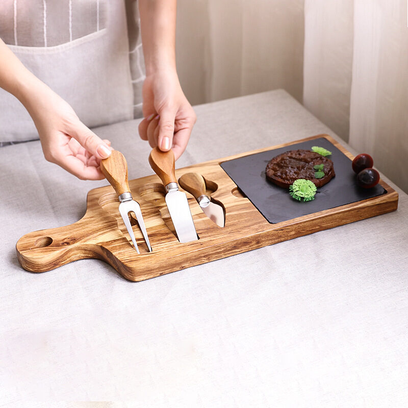 Board Set Platter Meat Party Utensils Kitchen Cutting