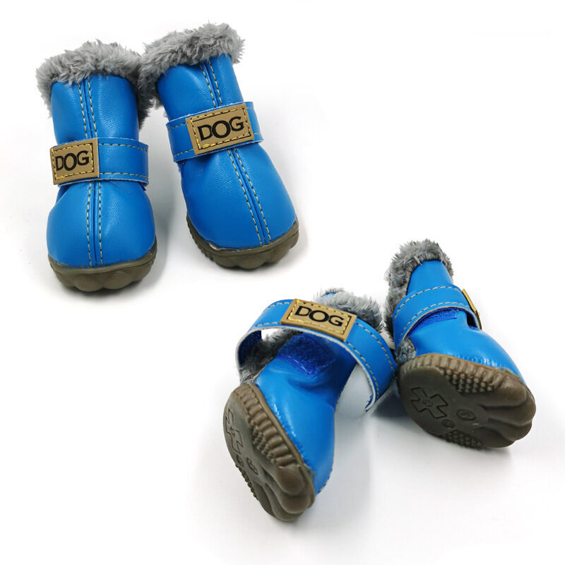 Dog Thick Snow Boots Keep Warm Teddy Autumn