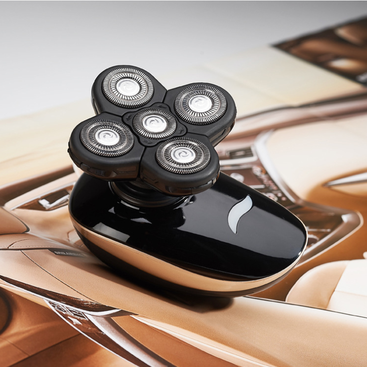5 In 1 4D Rechargeable Bald Head Electric