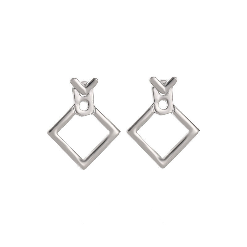 Heart Stud Earrings Trendy Jewelry Statement Earring
