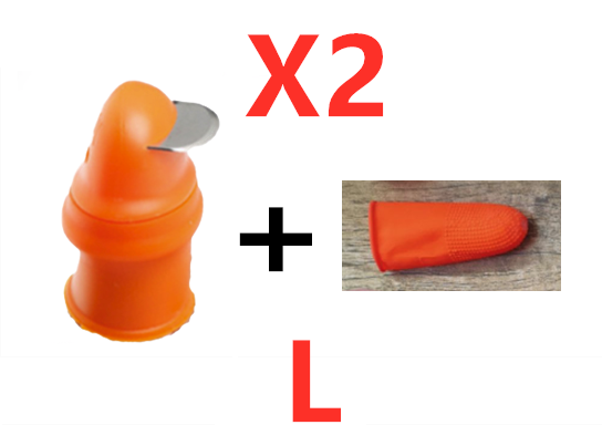 Silicone Thumb Knife Finger Protector Gears Cutting Vegetable