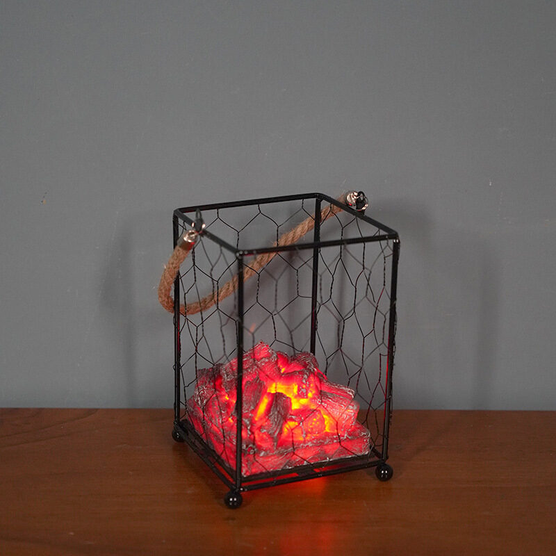LED Flame Light Home Christmas Halloween Simulated Charcoal