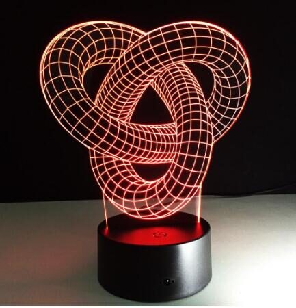 Knot 2 - 3D Optical Illusion LED Lamp