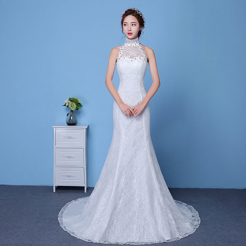Big Red Wedding Dress Bride Large Size Waist