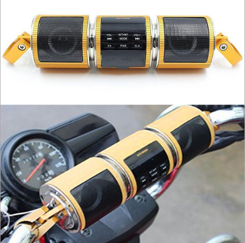 Motorcycle Bluetooth Music Player MP3 Stereo Speaker FM