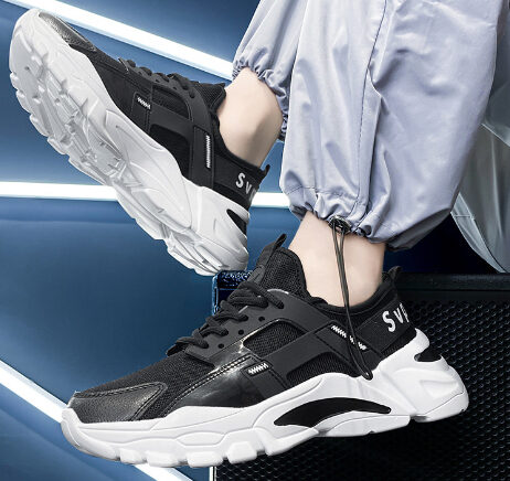 Male Lace-up Men Sneakers Man Non Slip Comfortable