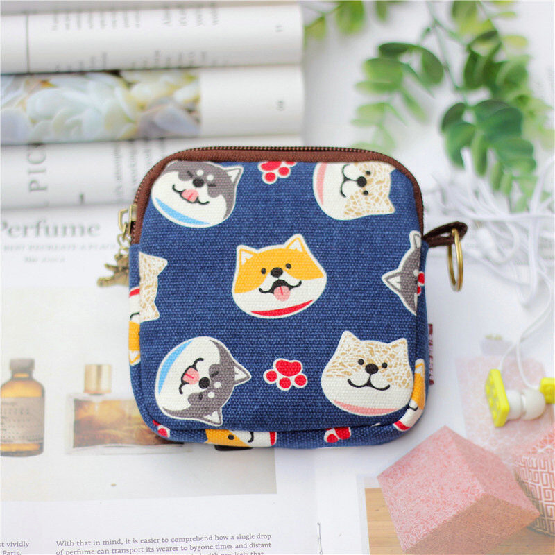 Retro Mini Bag Women Coin Purses Kawaii Short