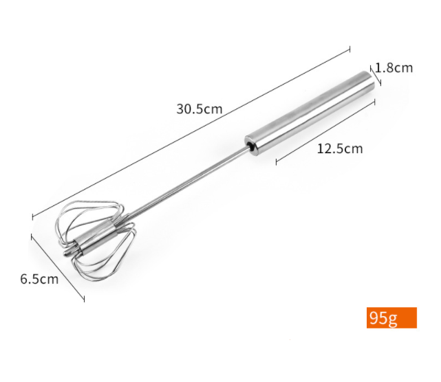 Stainless Steel Semi Automatic Egg Beater Kitchen Tools