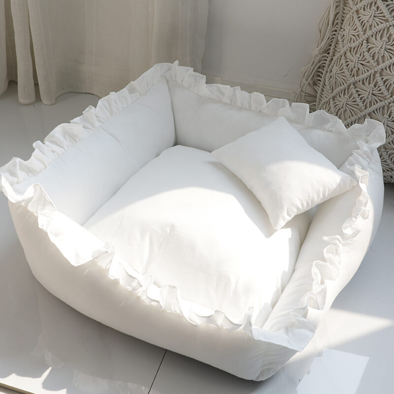 Super Comfy Princess Dog Bed Sofa Pet Kennel