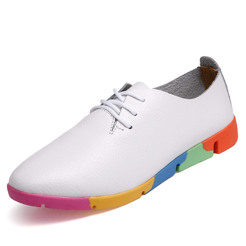 Women's Single Shoes Korean Nurse Women Casual White